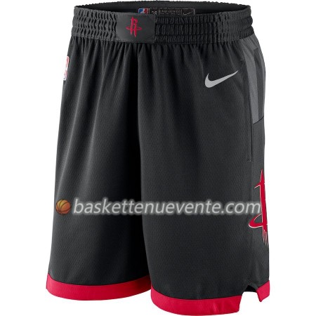 Homme Basket Houston Rockets Shorts Noir 2018-19 Nike Swingman